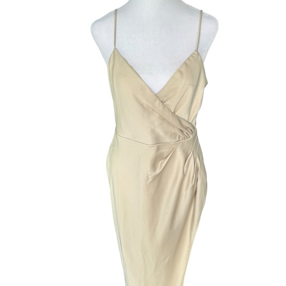 BHLDN - NWT Freya Satin Charmeuse Formal Bridesmaid Maxi Dress Sz 4 - Picture 5 of 12